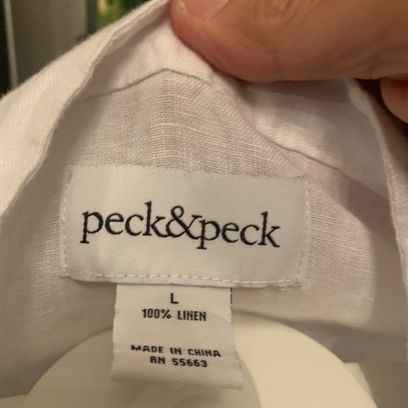Peck&Peck 100 percent linen tunic NWT.‎ Retail 89 - Picture 2 of 8